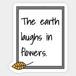 Earth Day Quote Sticker